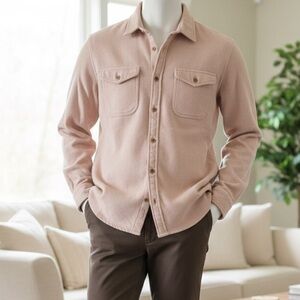 Outerknown Light Pink Button Down Shirt